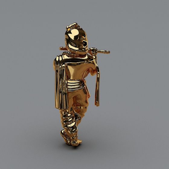 Golden Warrior 3D model