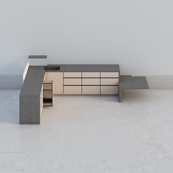 Urban Corner Cabinet 3D model