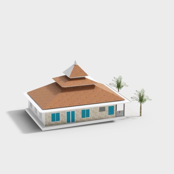 Tropical Retreat 3D model