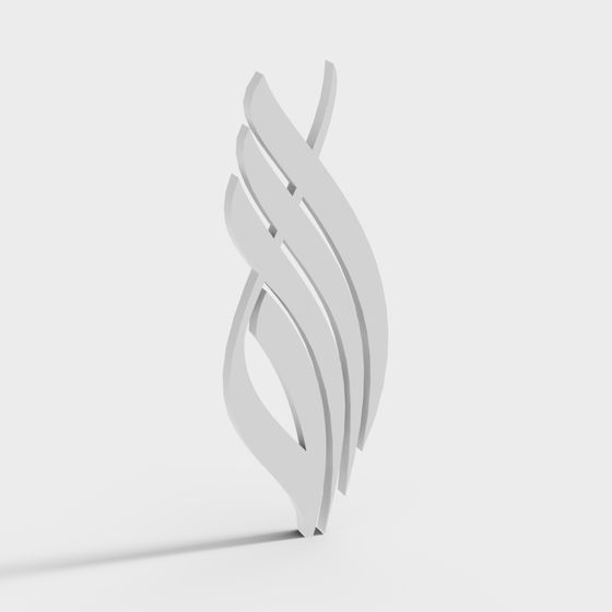 Ethereal Wings 3D model - Low Poly Design