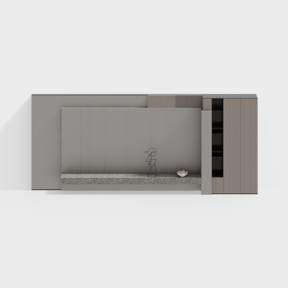 現代電視背景牆