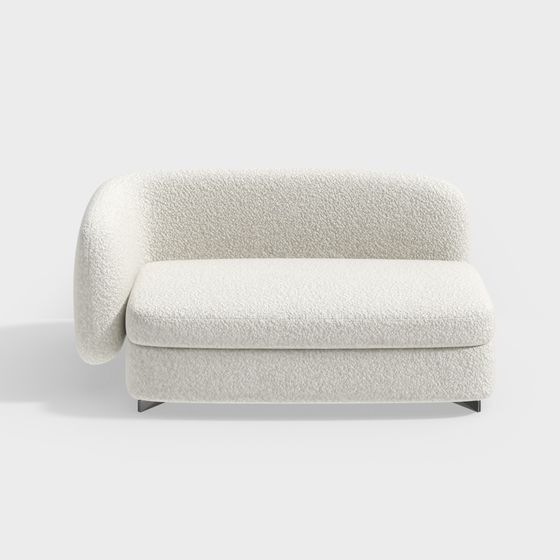 Modern Low-Polygon Sofa 3D model