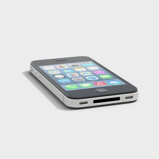 iPhone 4S 3D Model: A Designer's Delight