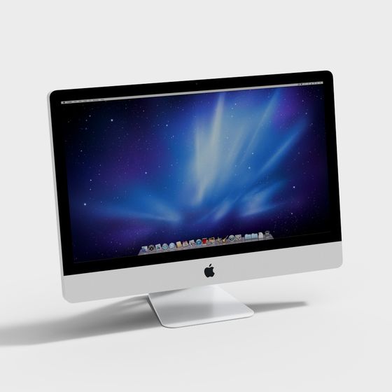Realistic iMac 3D Model for Creative Projects