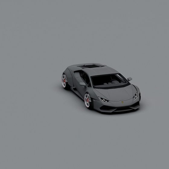 Low Poly Lamborghini 3D model