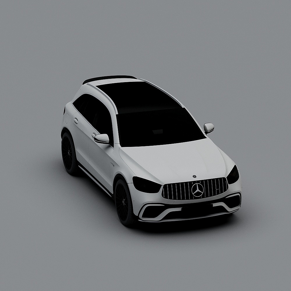 Mercedes AMG GLC 63 S Coupe 3D Model