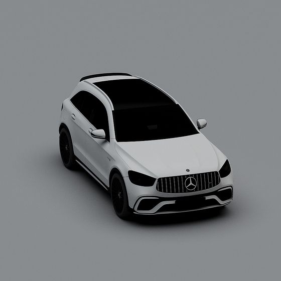 Mercedes AMG GLC 63 S Coupe 3D Model