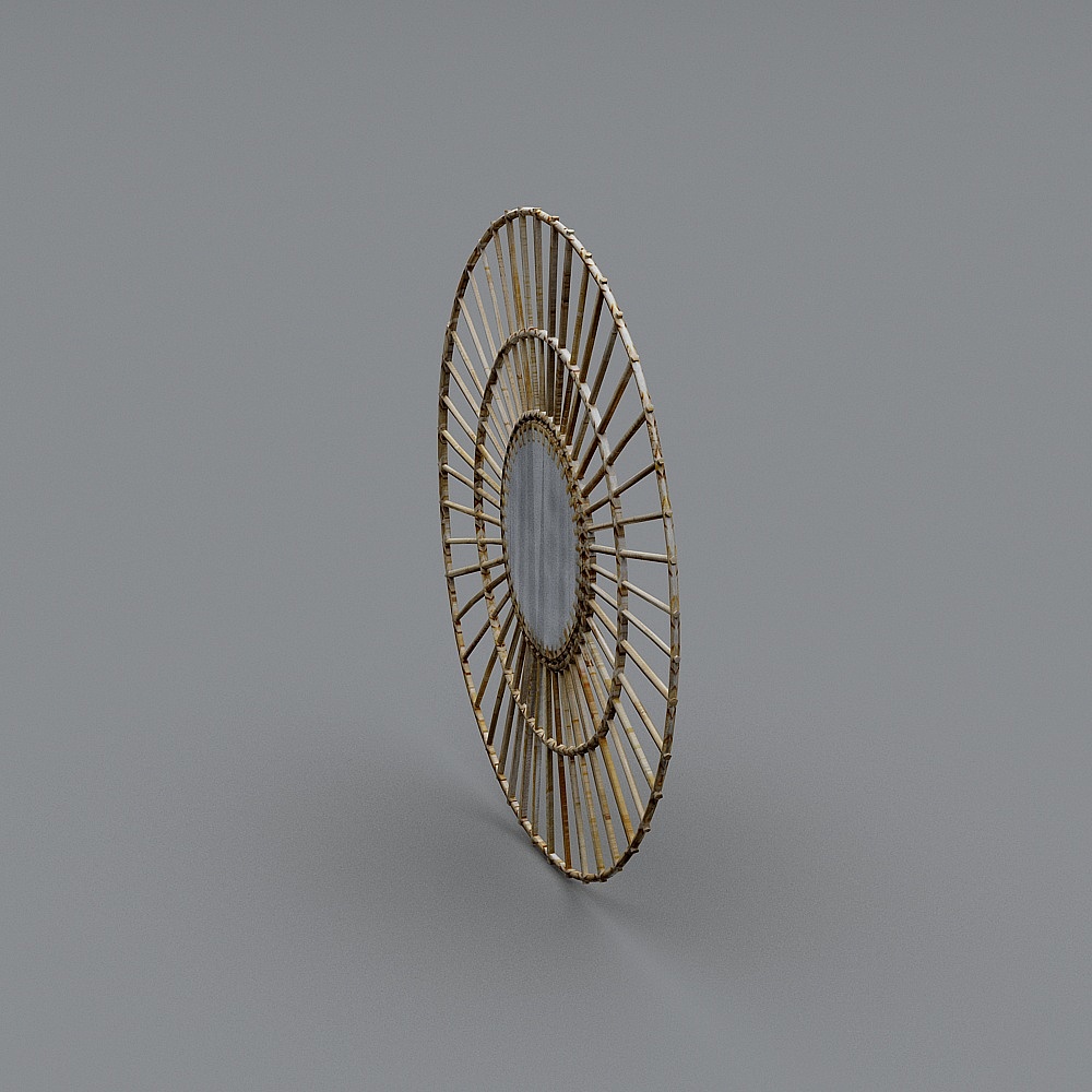 Specchio in Rattan a Ibarra 76 cm