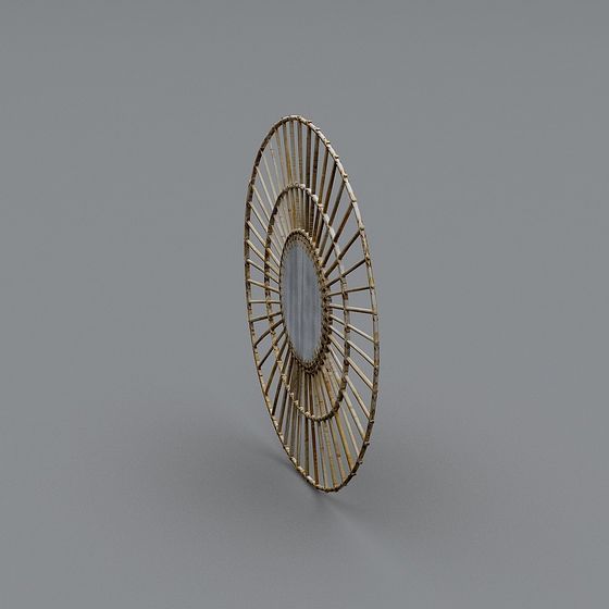 Specchio in Rattan a Ibarra 76 cm