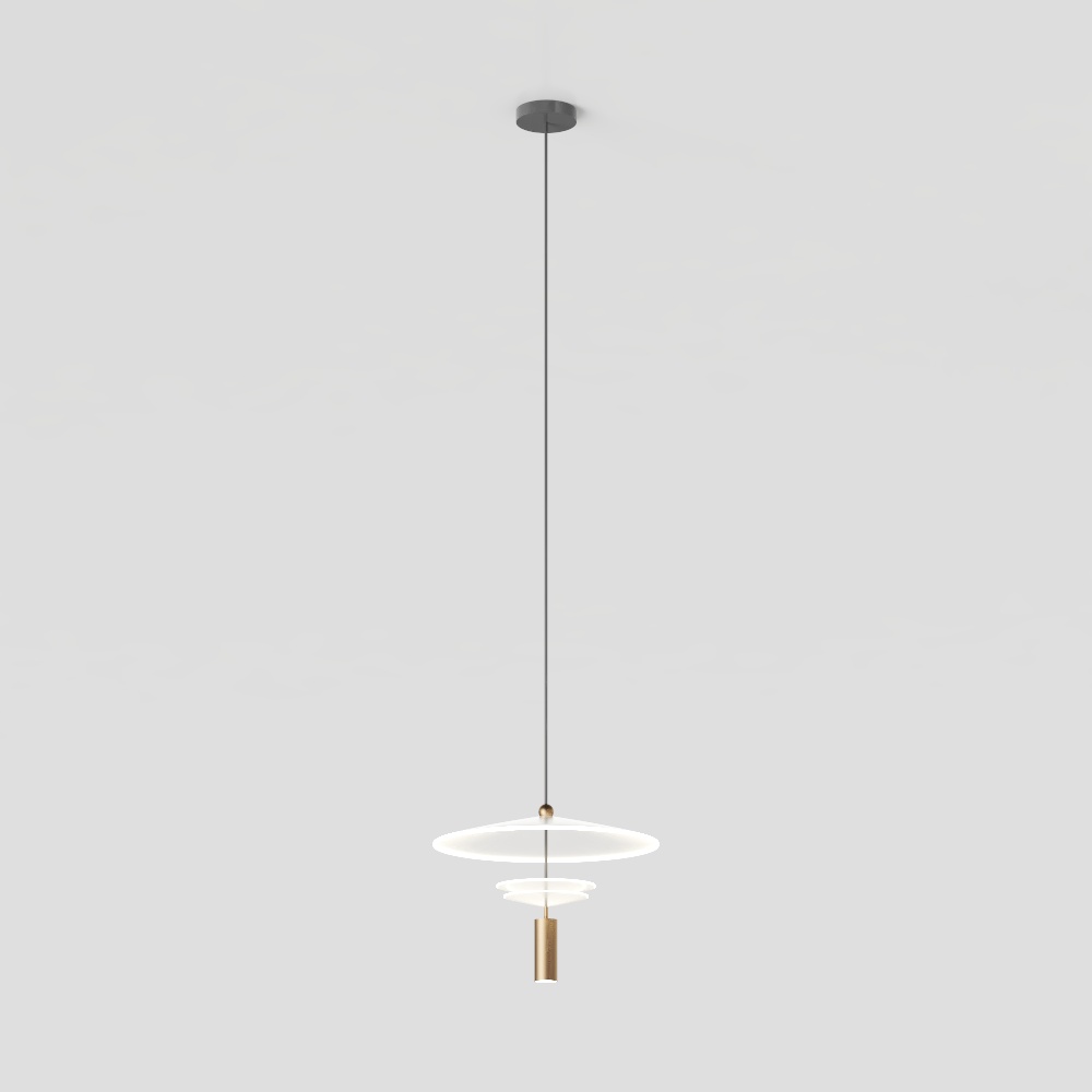 현대 경제적 럭셔리 대나무 모자 펜던트 램프