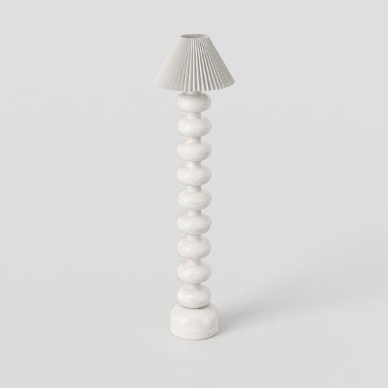 Elegant Low Poly Table Lamp 3D model