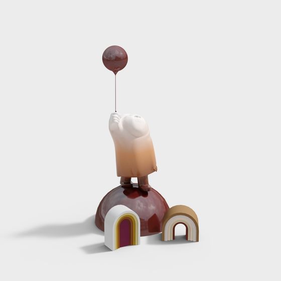 Balloon Dreamer 3D model for Creative Projects