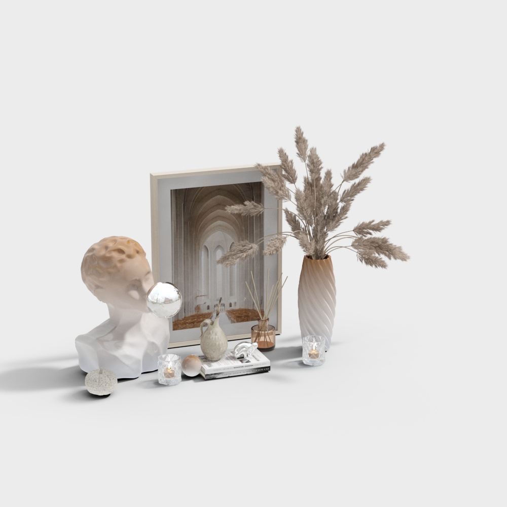 Modern Decorations Ornaments Set
