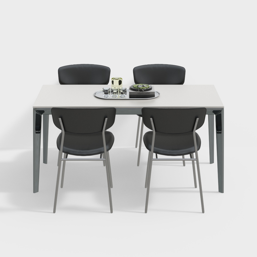 Set Tavolo E Sedie Moderne