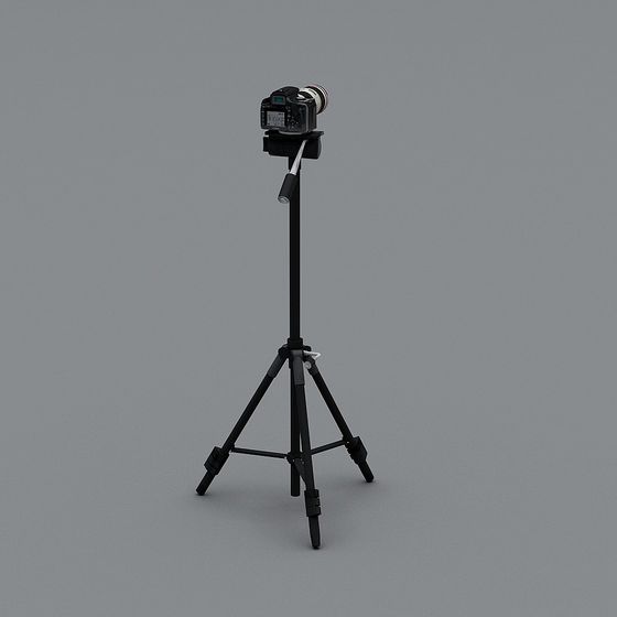 Realistic Camera Tripod 3D model