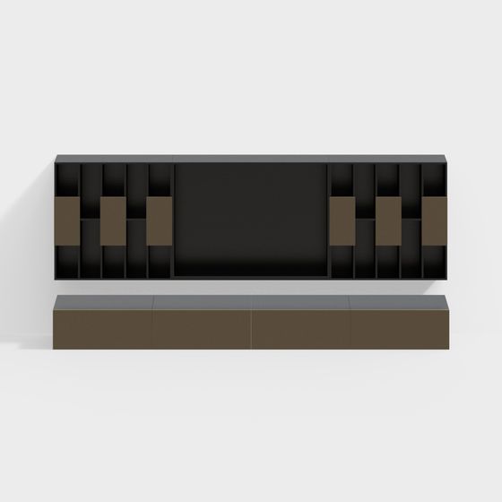 Minimalist TV Cabinet 3D model