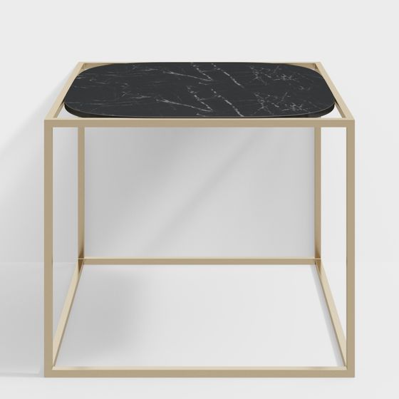 Elegant Minimalist Side Table 3D model