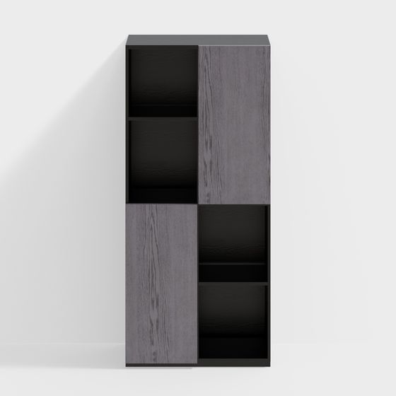 City Bookshelf 3D model for Modern Interiors