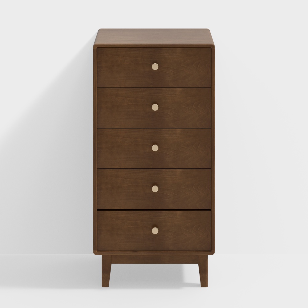 Berry Chest of 5 Drawers - Metal Handles