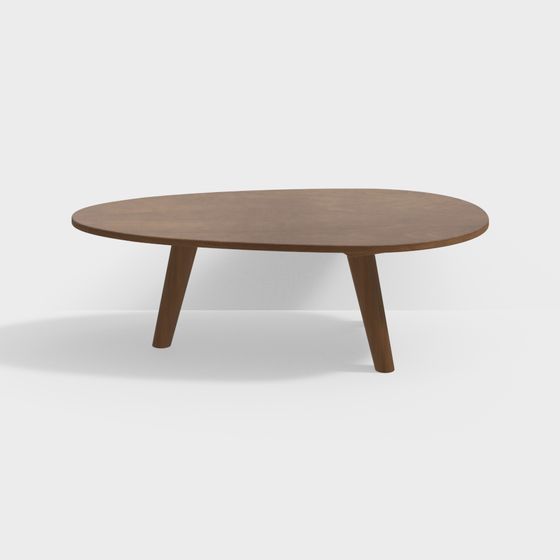 Low-Poly Round Table 3D Model for Modern Interiors