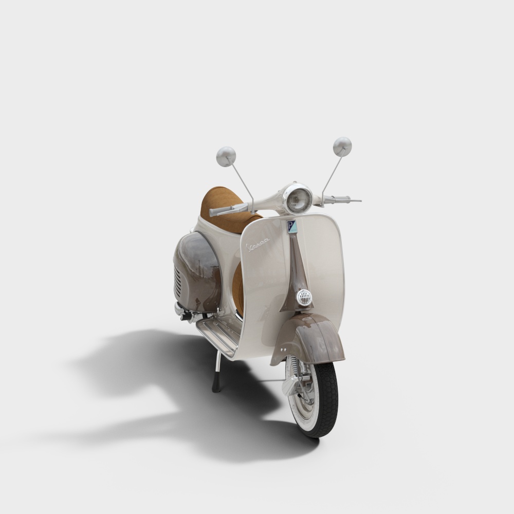 Vintage Scooter 3D model for Creative Projects