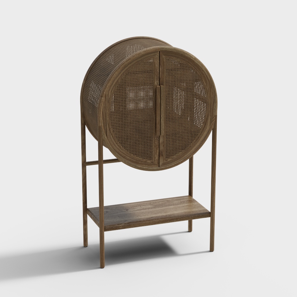 Round Window Showcase 3D model
