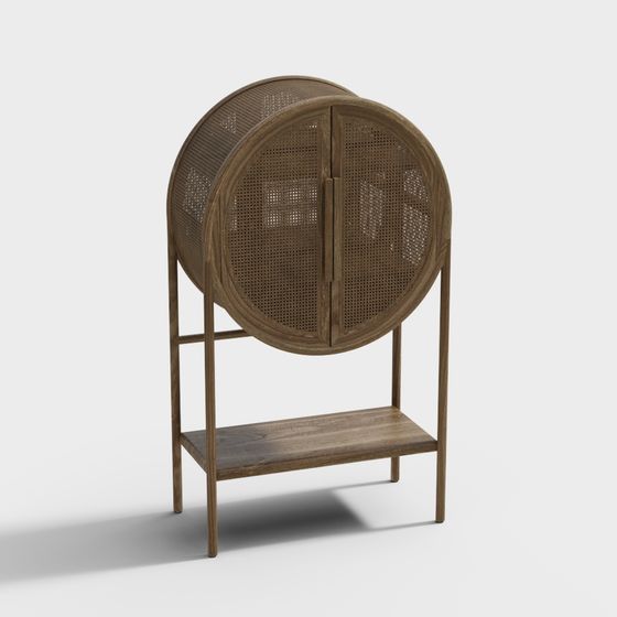 Round Window Showcase 3D model