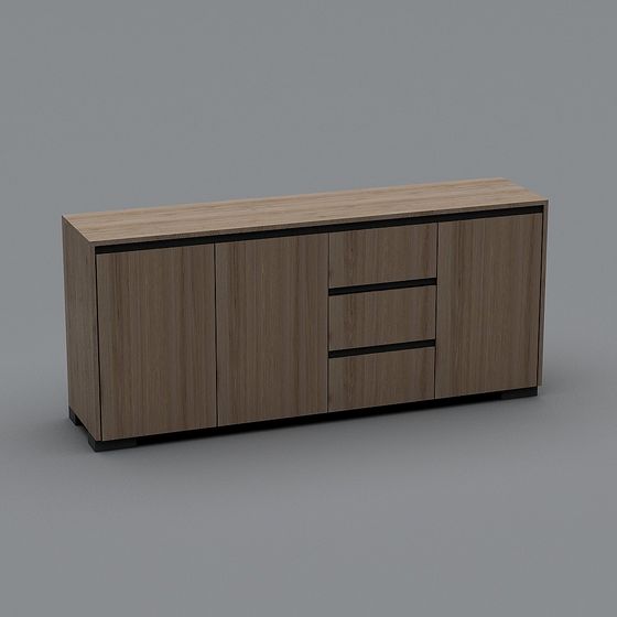 City Window Cabinet 3D model for Creative Spaces