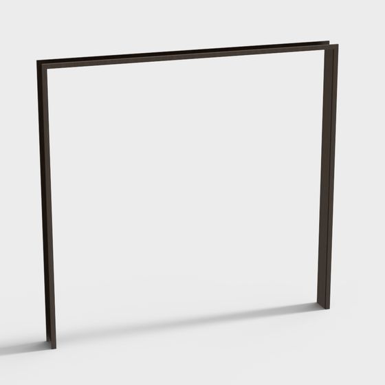 Contemporary Metal Frame 3D model for Creative Use