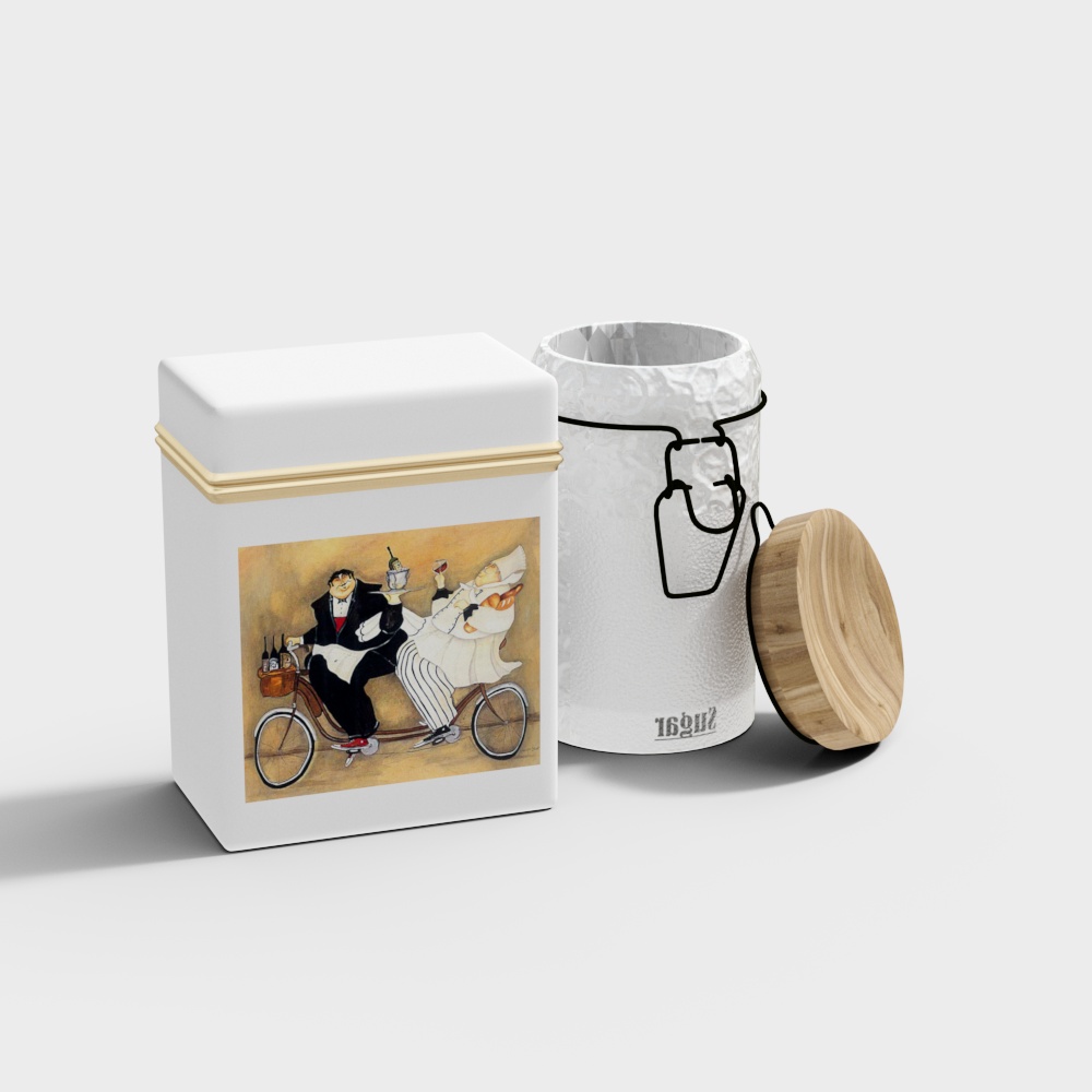 kitchen storage jar combination