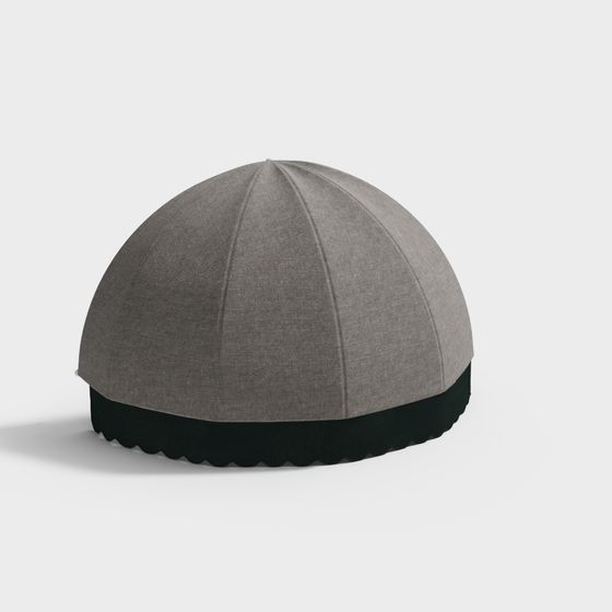 Stylish Low-Poly Dome Tent 3D model