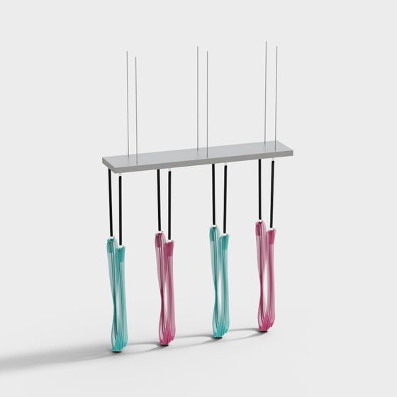 Hanging Umbrella Stand 3D model