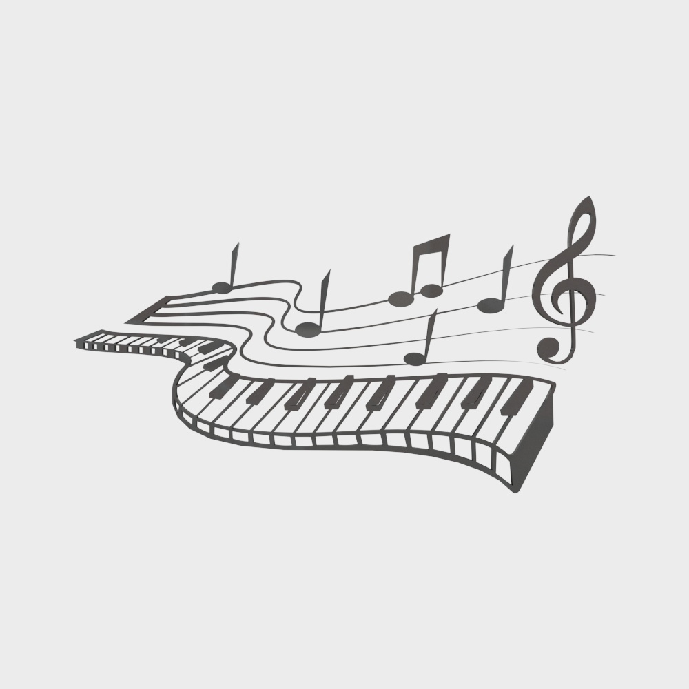Melody Keys 3D model