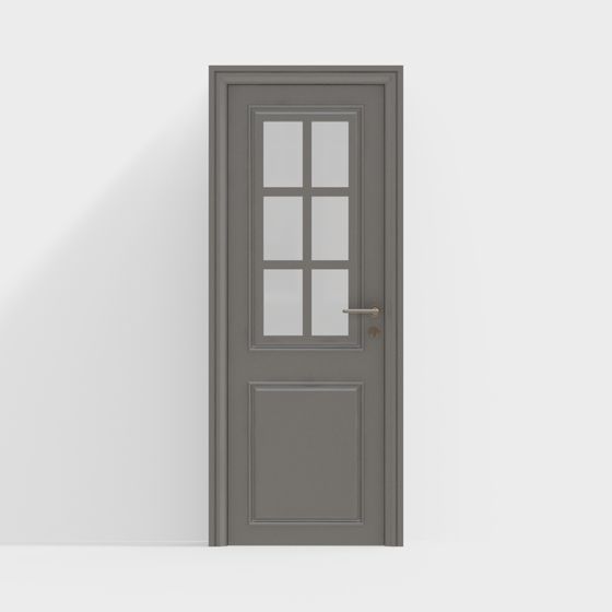 Urban Window 3D Model - Modern Minimalist Door Design