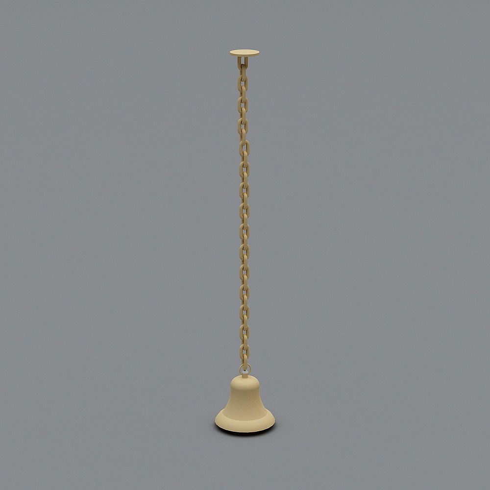 Stylish Chain Bell 3D Model