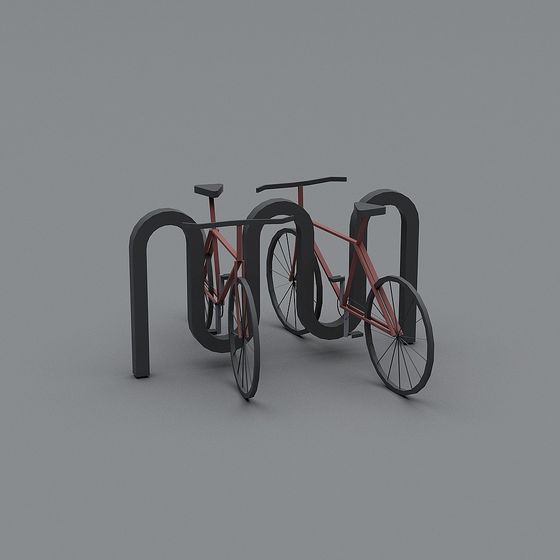 Unique Low-Poly Bicycle 3D model for Urban Design