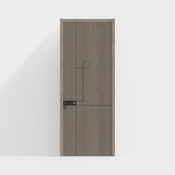 Urban Door 3D model - Modern Minimalist Design