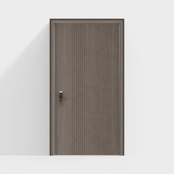 Sleek Minimalist Door 3D model