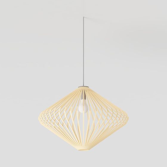 Lattice Light 3D model - Elegant Pendant Lamp