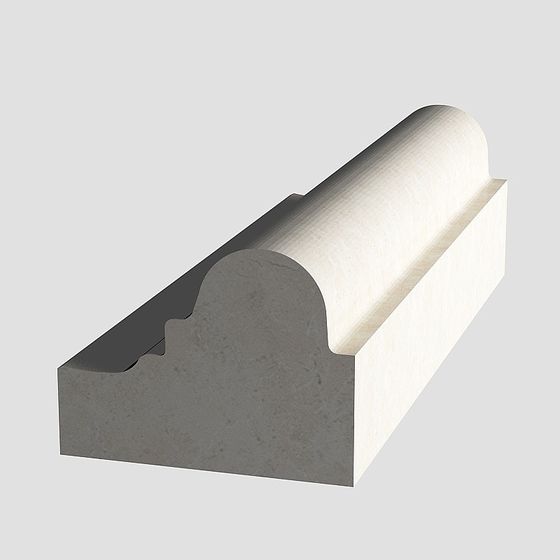 Sleek Gray Decorative Lines 3D Model