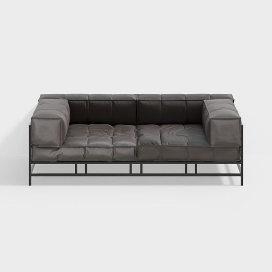 Двухместный диван в индустриальном стиле