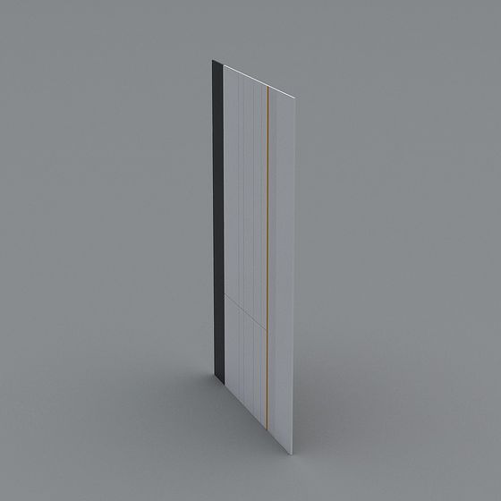 Urban Gate Low-Poly 3D Model