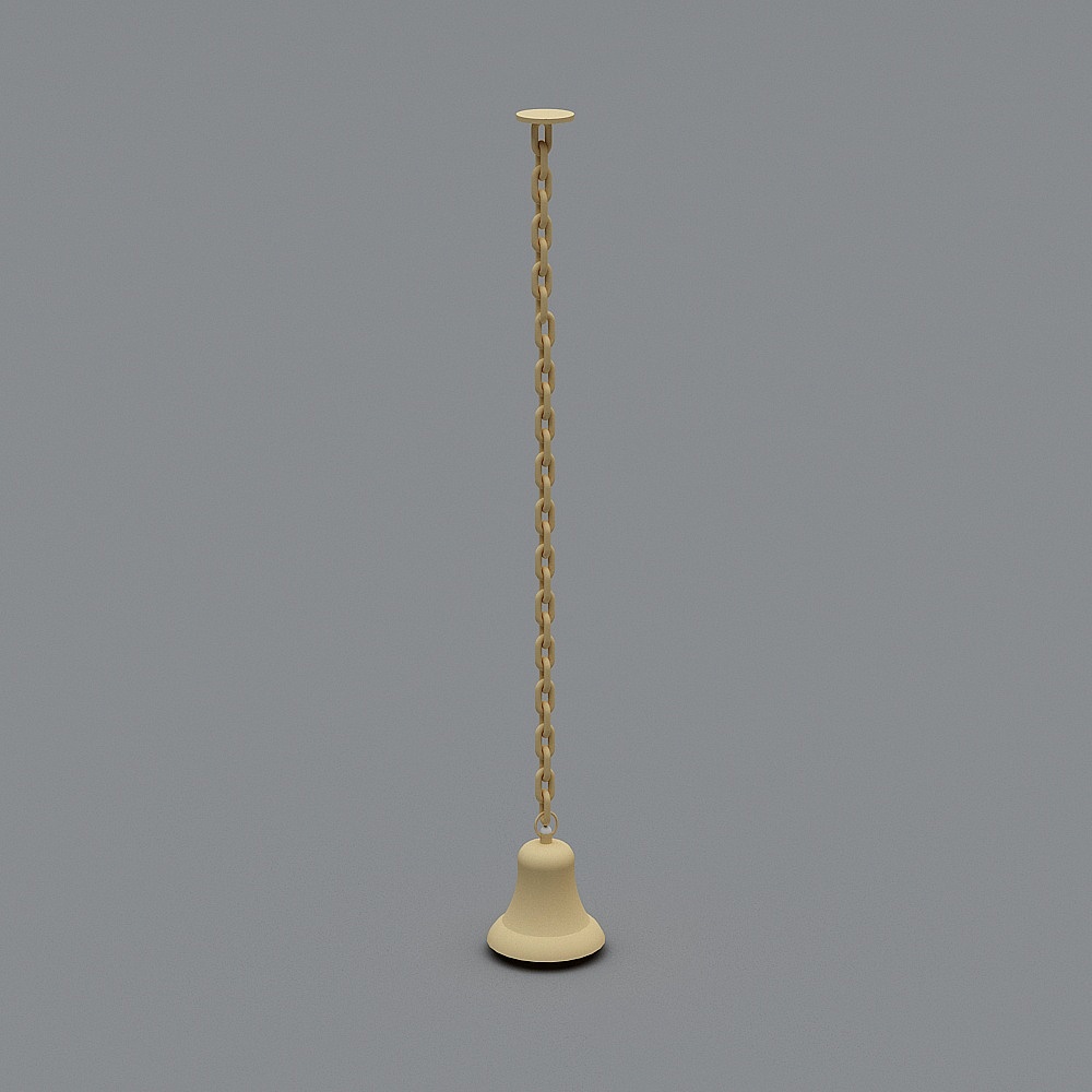Bell 3D Model in Brown