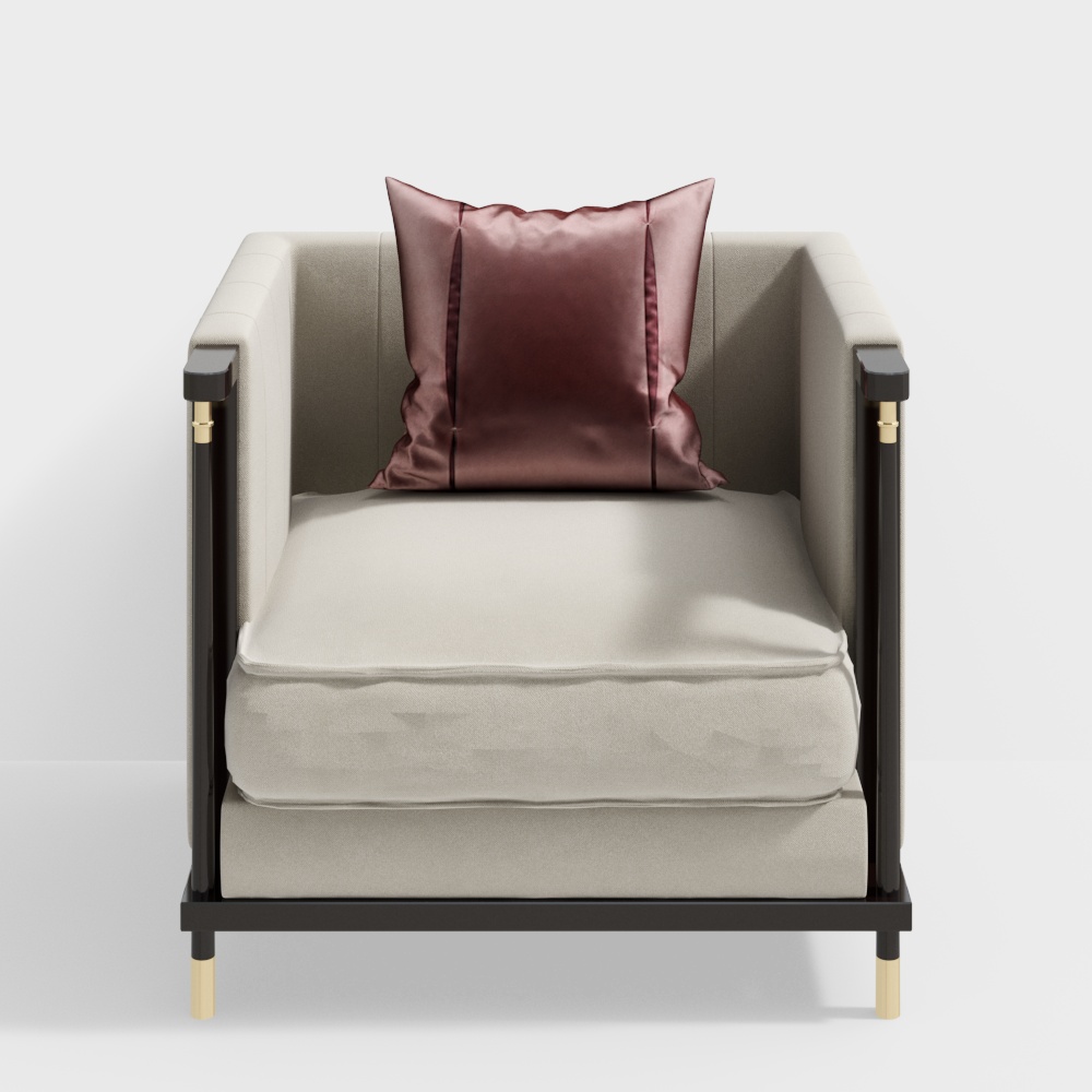 Sofa đơn kiểu Trung Quốc mới