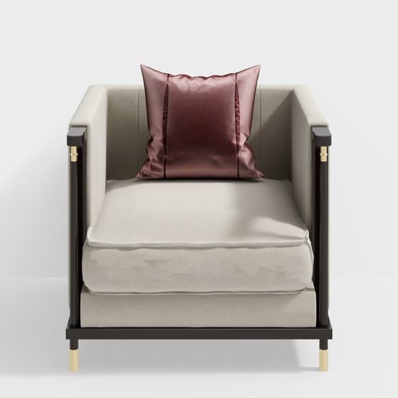 Sofa đơn kiểu Trung Quốc mới