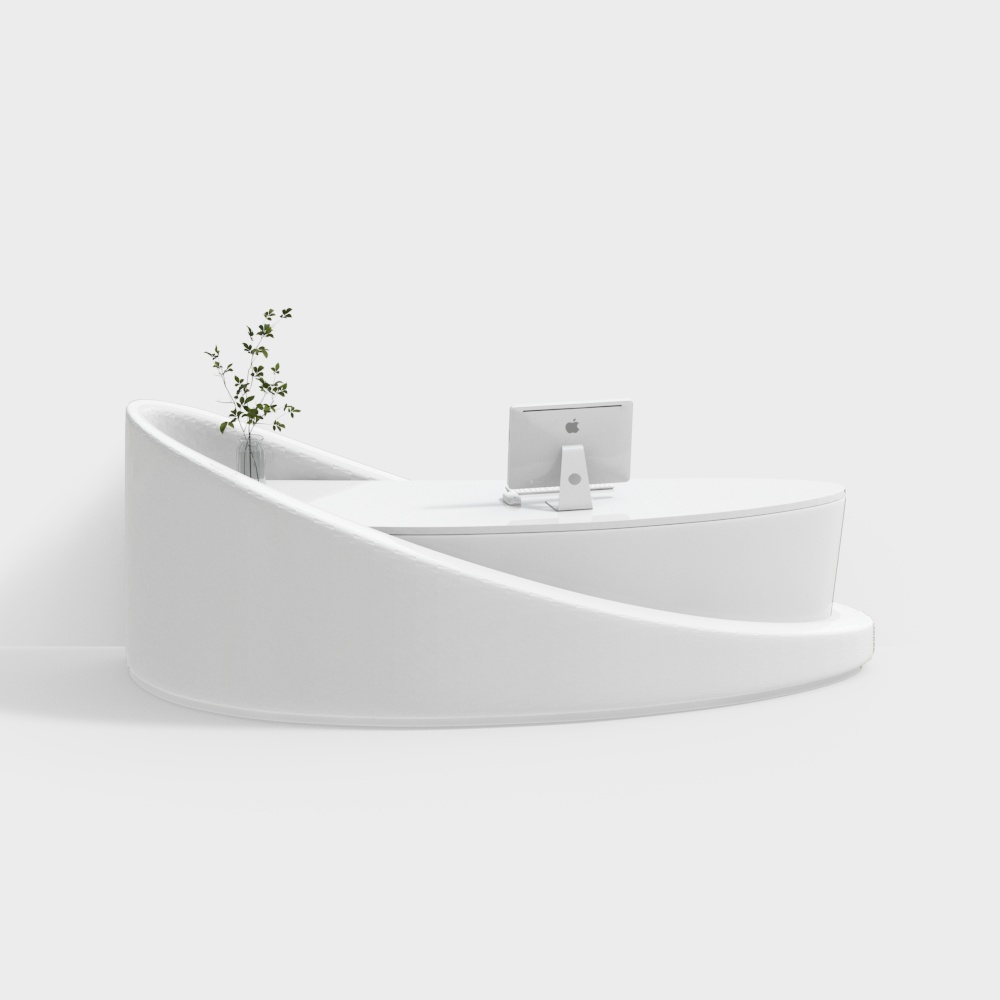 Modern office space front desk