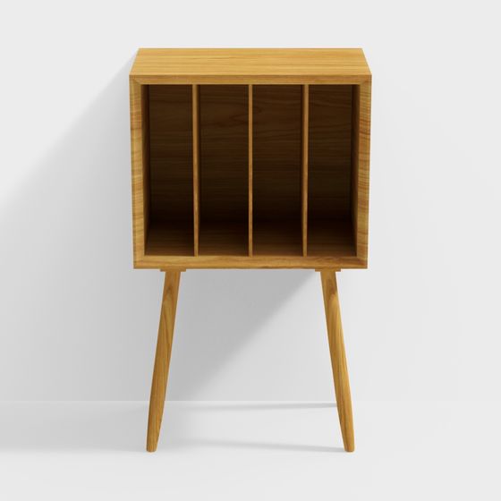 Mid-Century Modern Side Table 3D model