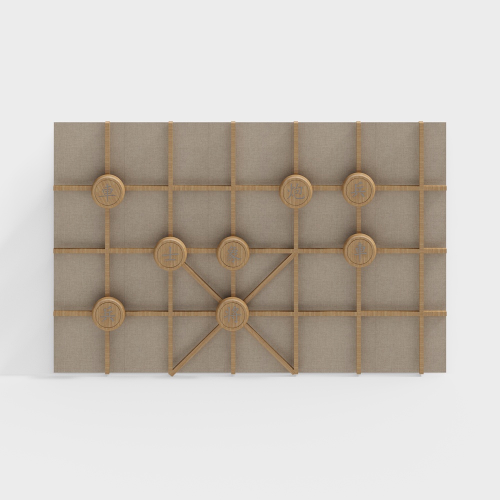 Background wall of modern chess classroom