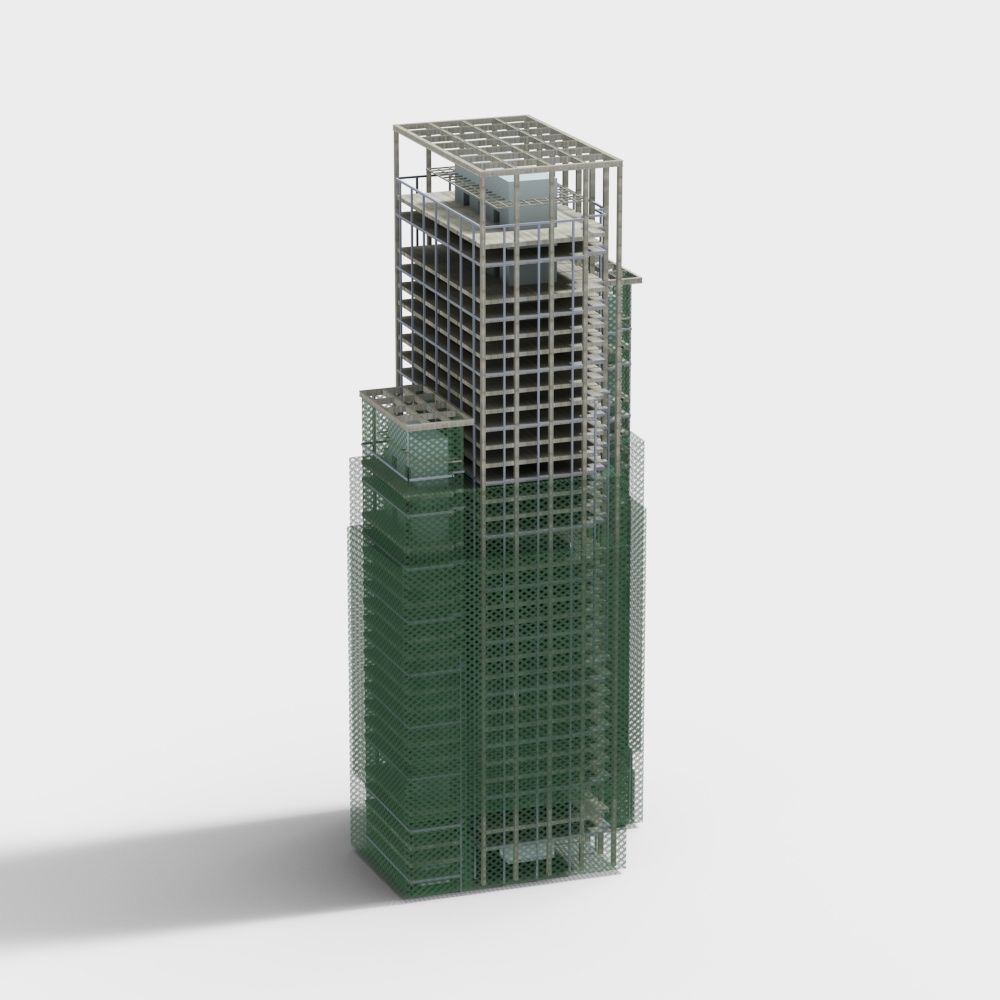 Urban Light Skyscraper 3D model