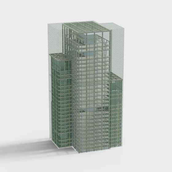 City of Light Futuristic Skyscraper 3D model